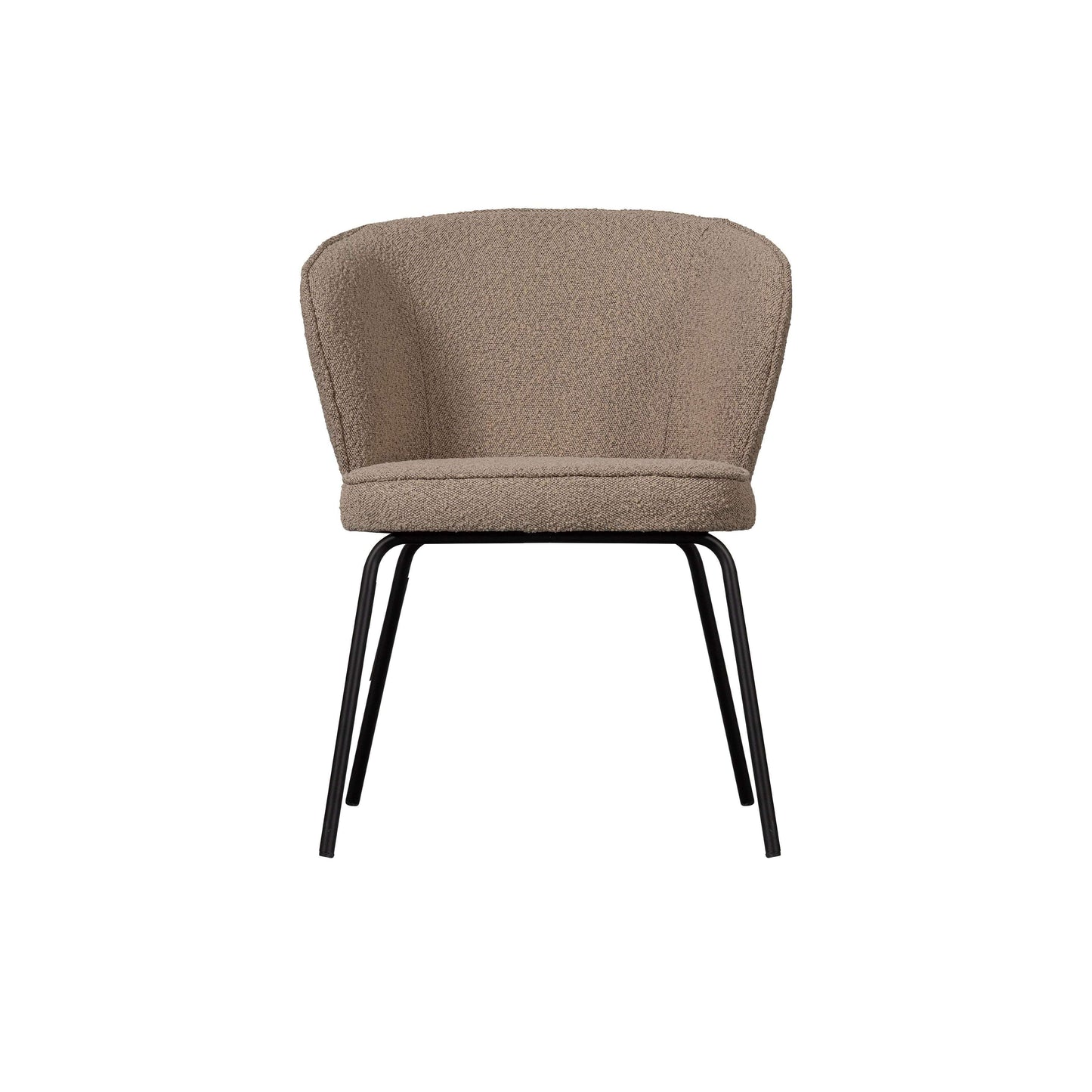 BePureHome Admit eetkamerstoel bouclé beige
