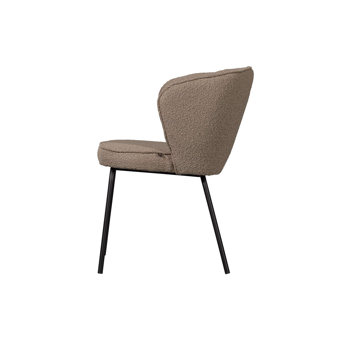 BePureHome Admit eetkamerstoel bouclé beige