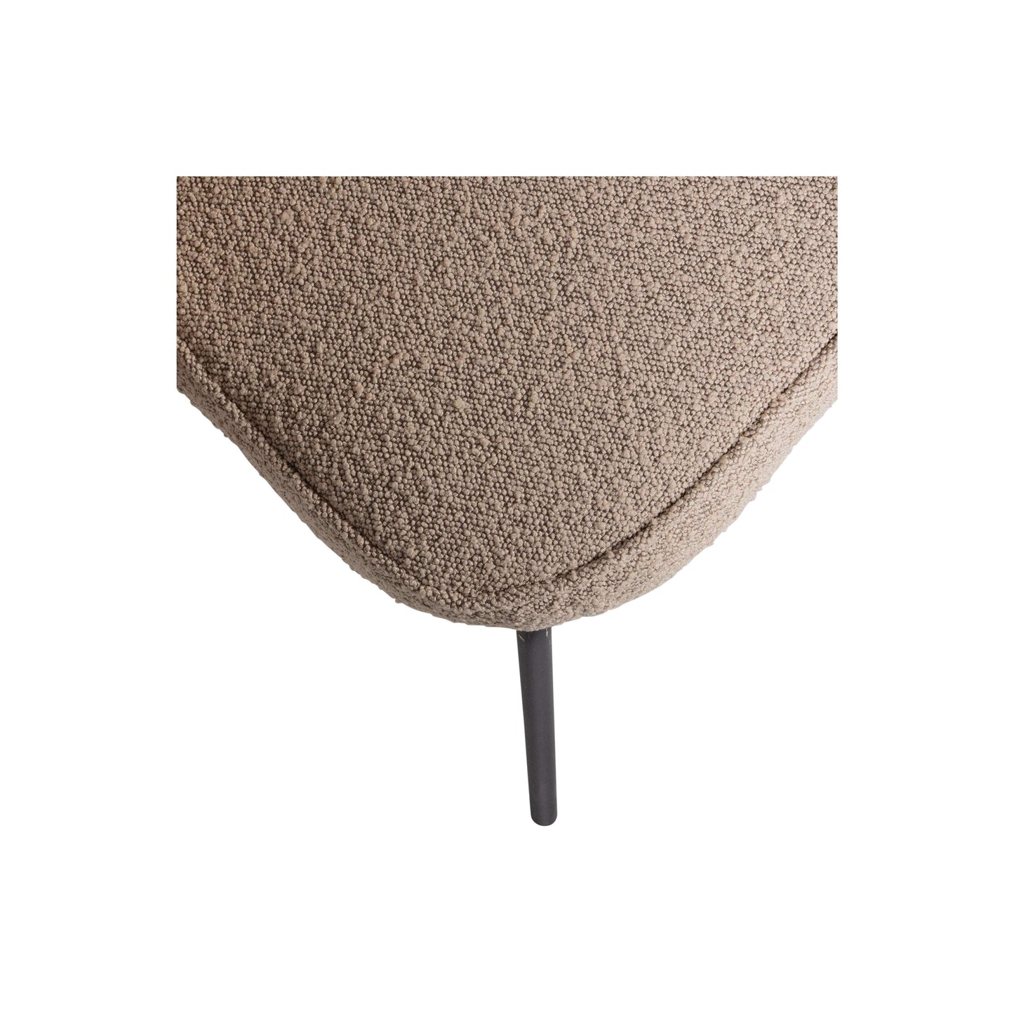 BePureHome Admit eetkamerstoel bouclé beige