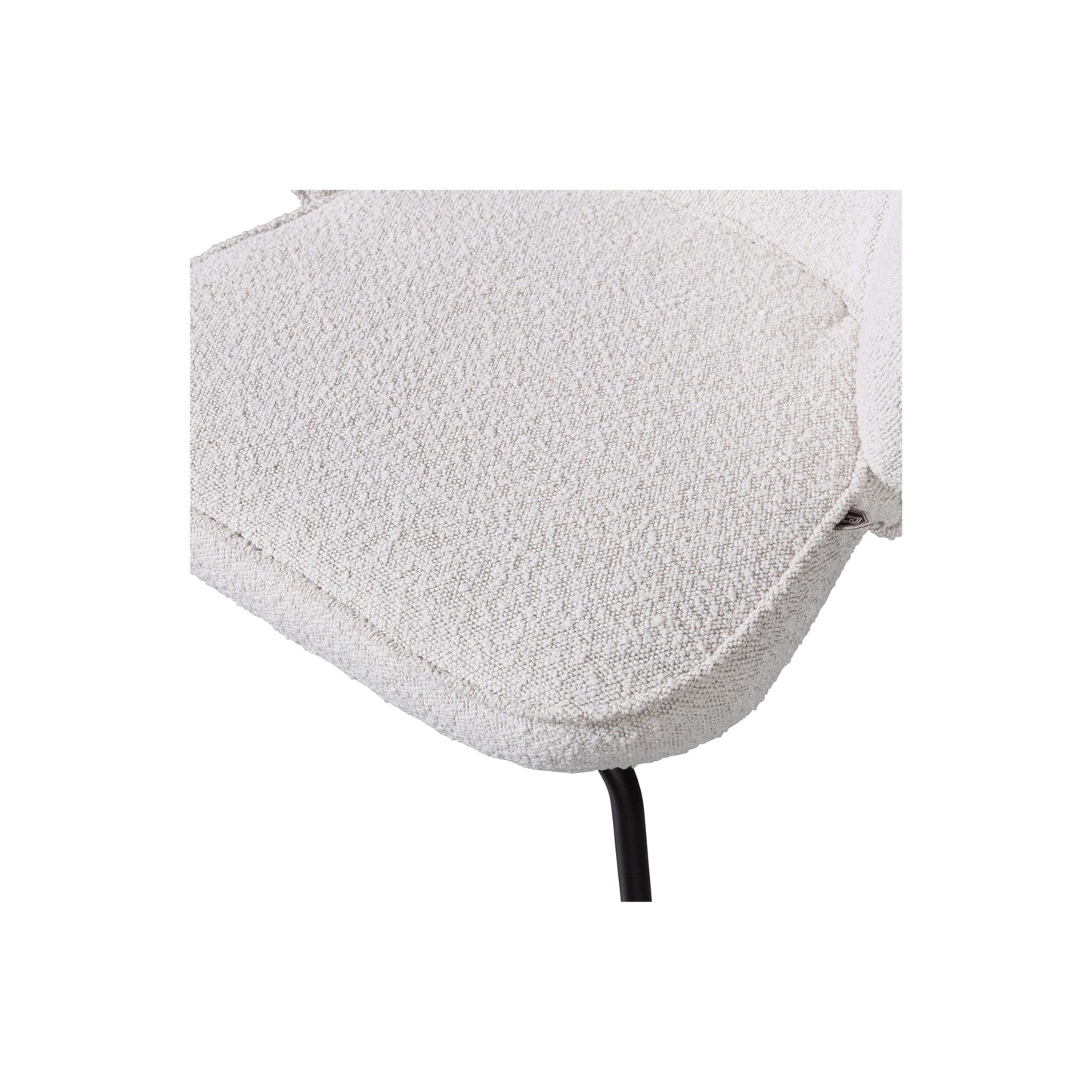 BePureHome Admit eetkamerstoel bouclé naturel