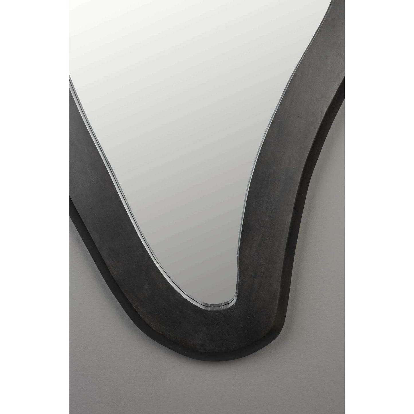 Dutchbone Aren spiegel L wood black