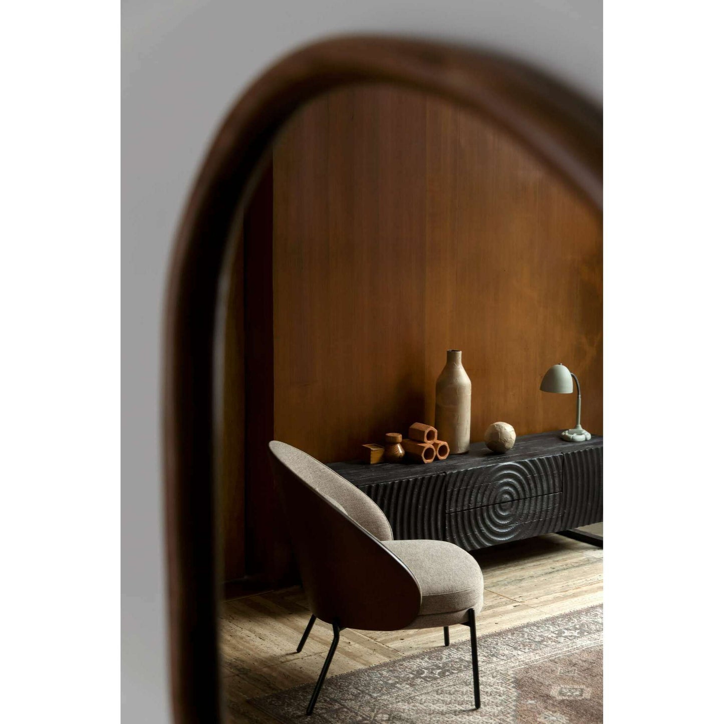 Dutchbone Ashley spiegel walnut