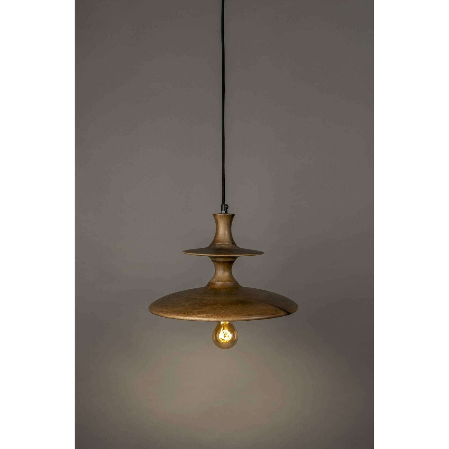 Dutchbone Cath hanglamp S walnut