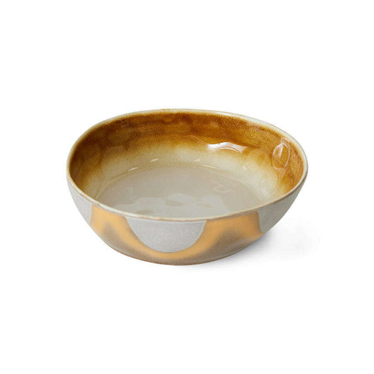 HKliving 70s ceramics: pasta bowls oasis (set of 2)