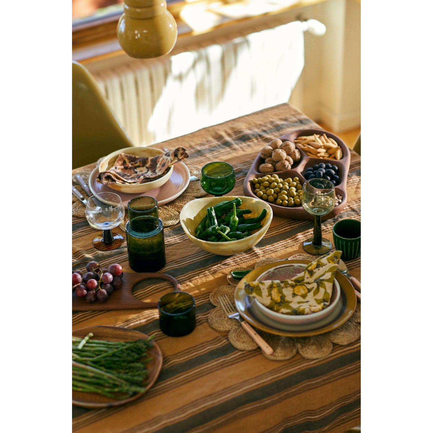 HKliving Patio schaal mustard