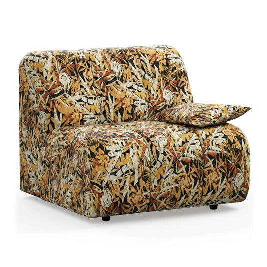 HKliving Wave couch: element rechts low arm printed hollywood