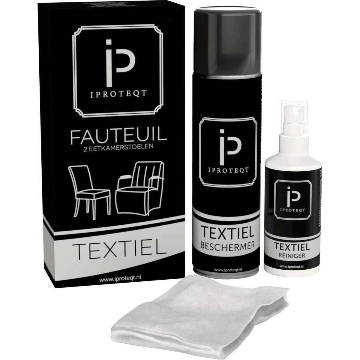 IPROTEQT textiel set 5 jaar fauteuil/2 eetstoelen