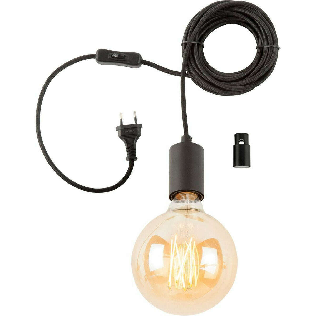 it's about RoMi Hangsysteem Oslo 1 lamp zwart