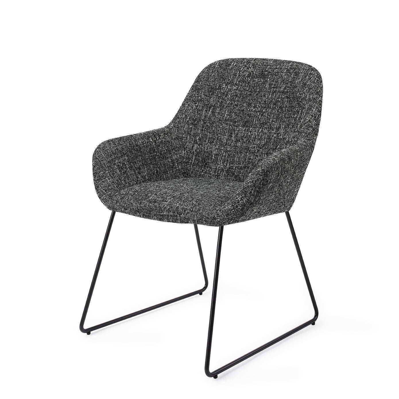 Jesper Home Kushi eetkamerstoel Sky Fall|slide black