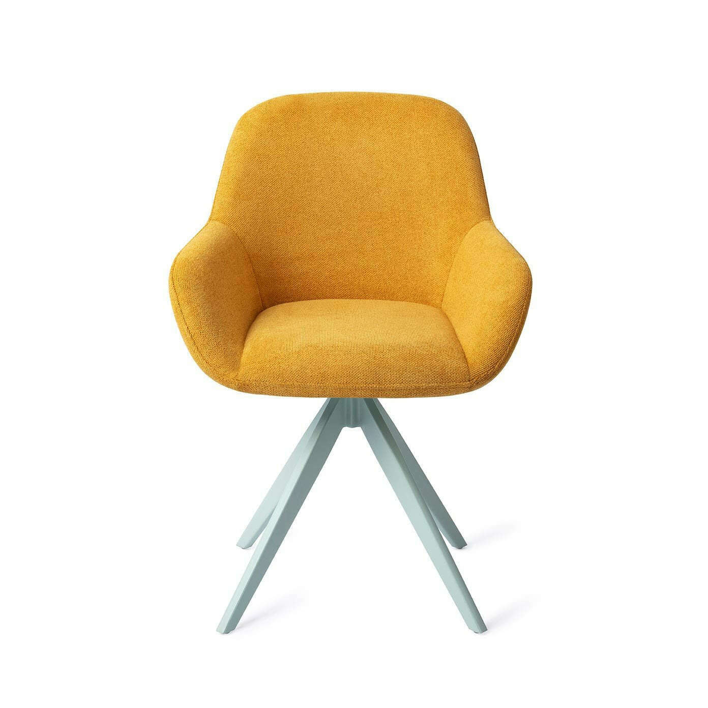 Jesper Home Kushi eetkamerstoel Sweet Corn|turn mint