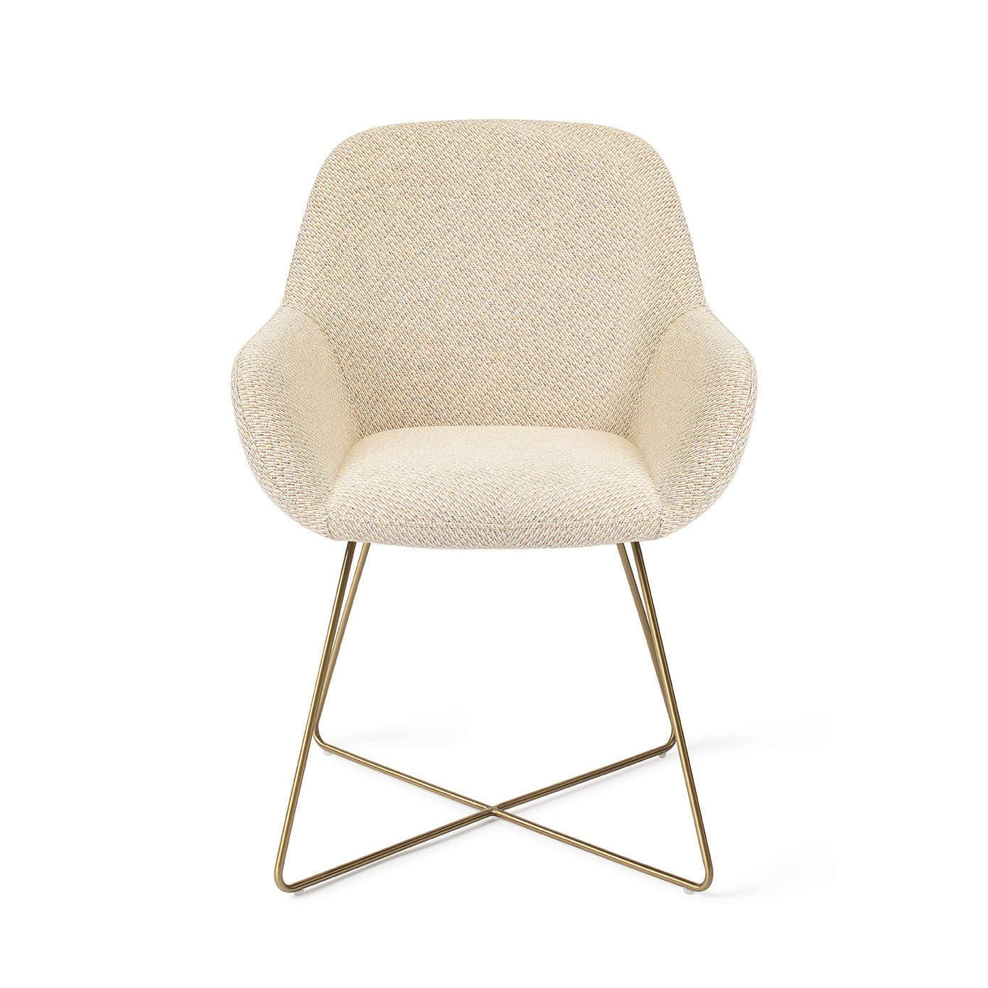 Jesper Home Kushi eetkamerstoel Trouty Tinge|cross gold