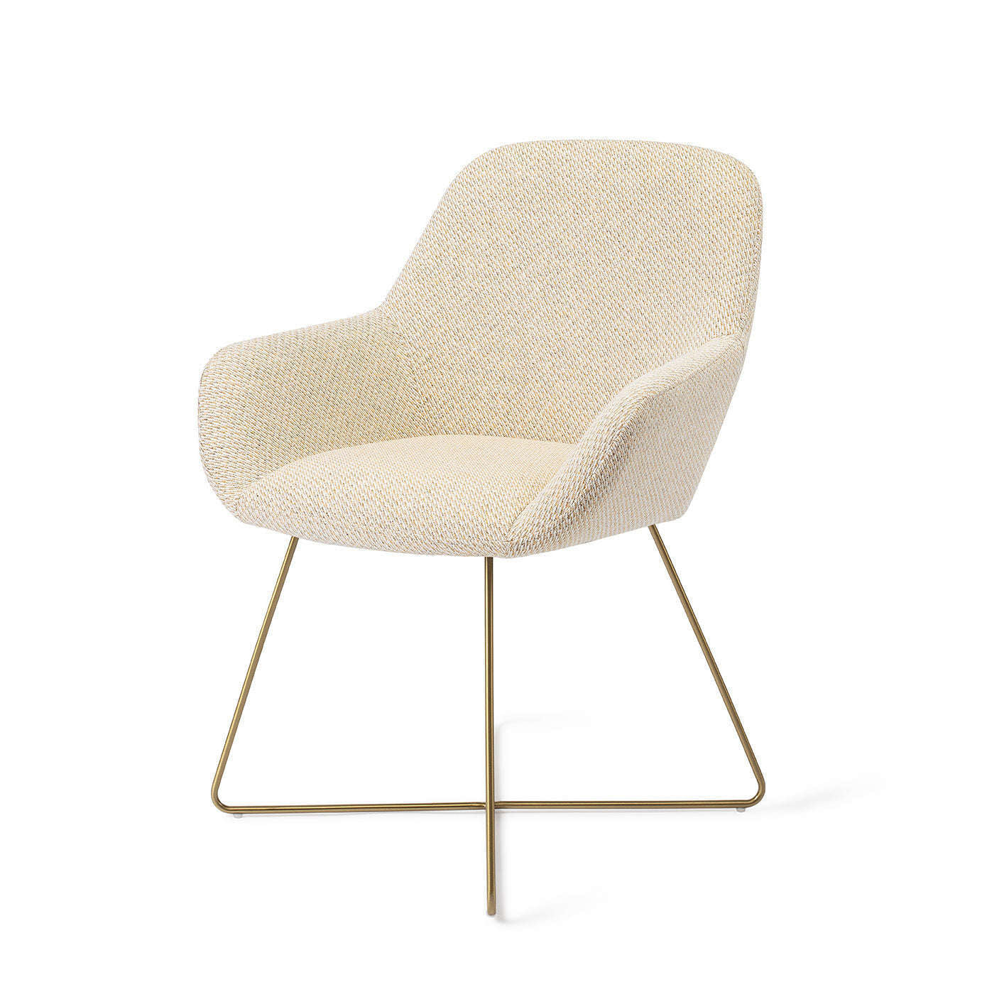 Jesper Home Kushi eetkamerstoel Trouty Tinge|cross gold