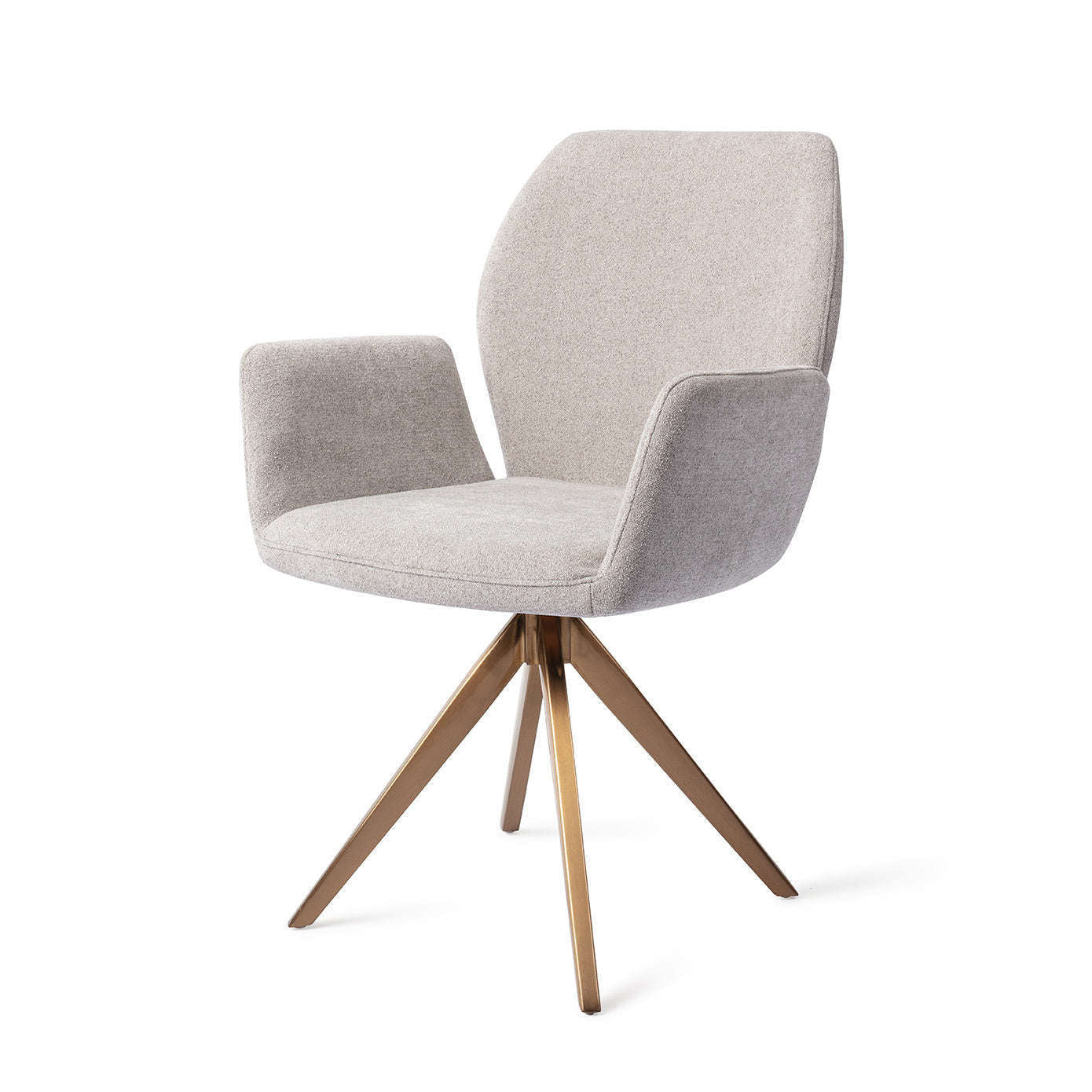 Jesper Home Misaki eetkamerstoel Pretty Plaster|turn rose