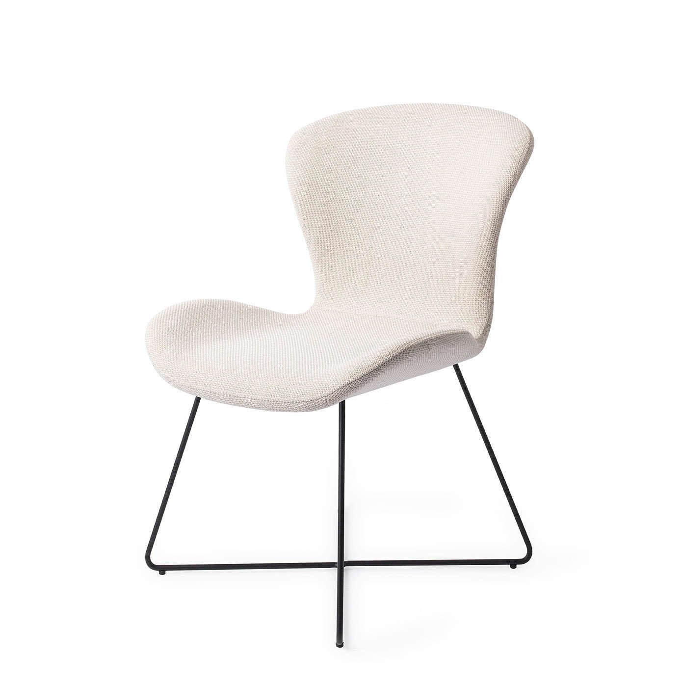 Jesper Home Moji eetkamerstoel Coconuts|cross black
