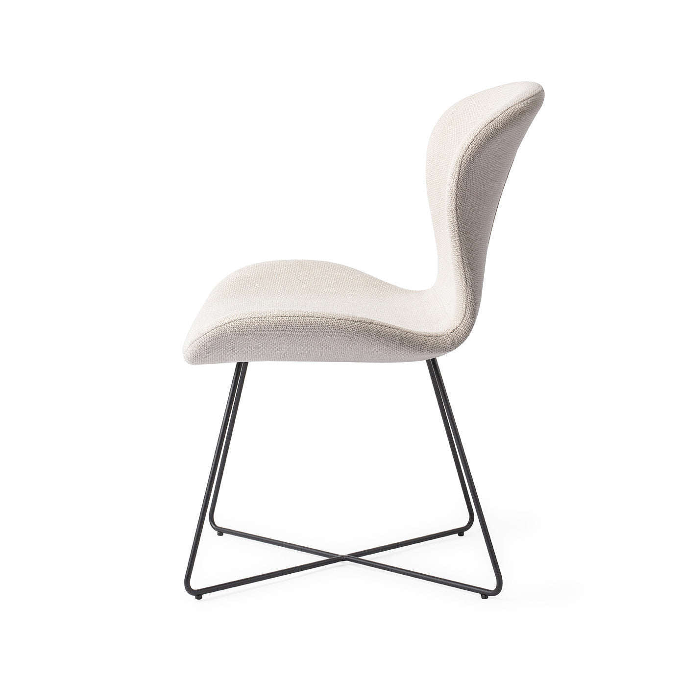 Jesper Home Moji eetkamerstoel Coconuts|cross black