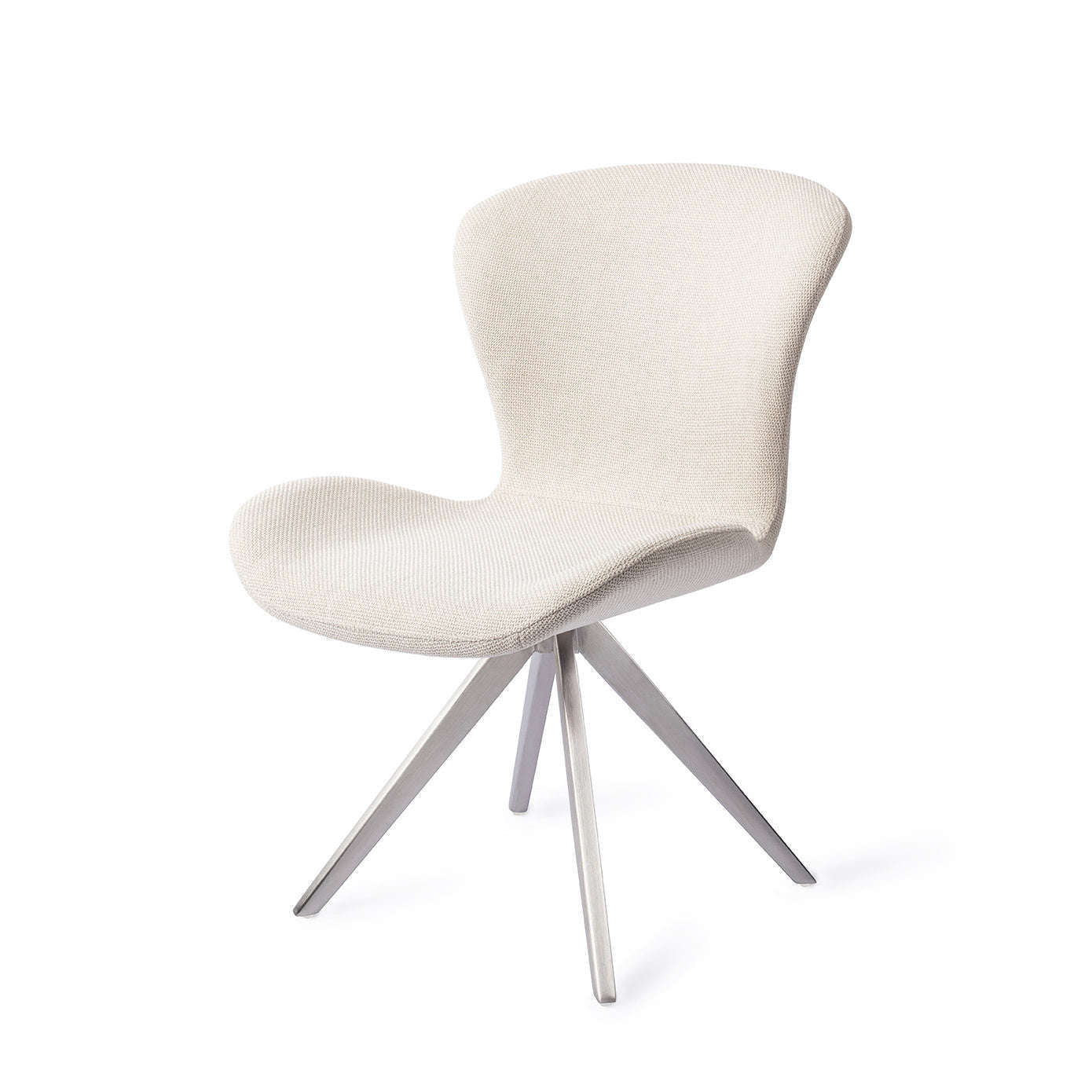 Jesper Home Moji eetkamerstoel Coconuts|turn steel