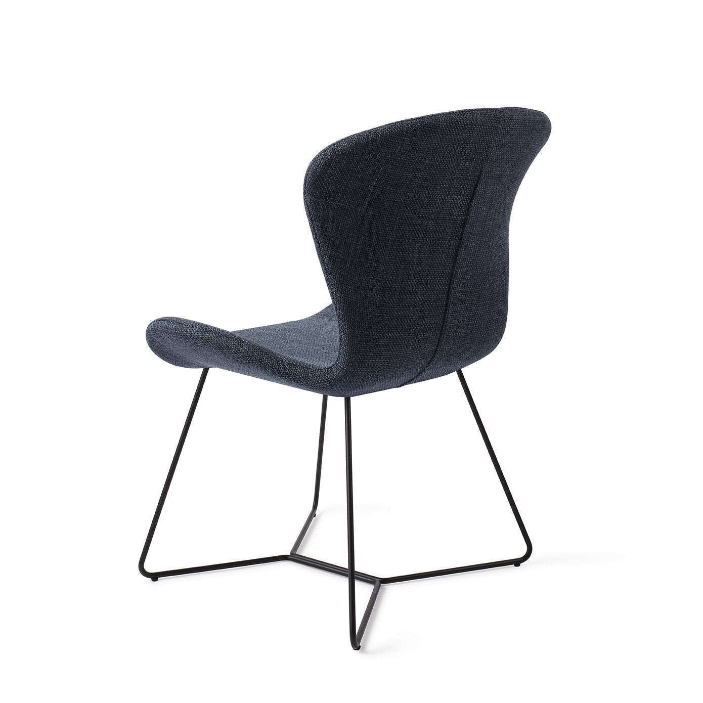 Jesper Home Moji eetkamerstoel Mystic Marine|beehive black