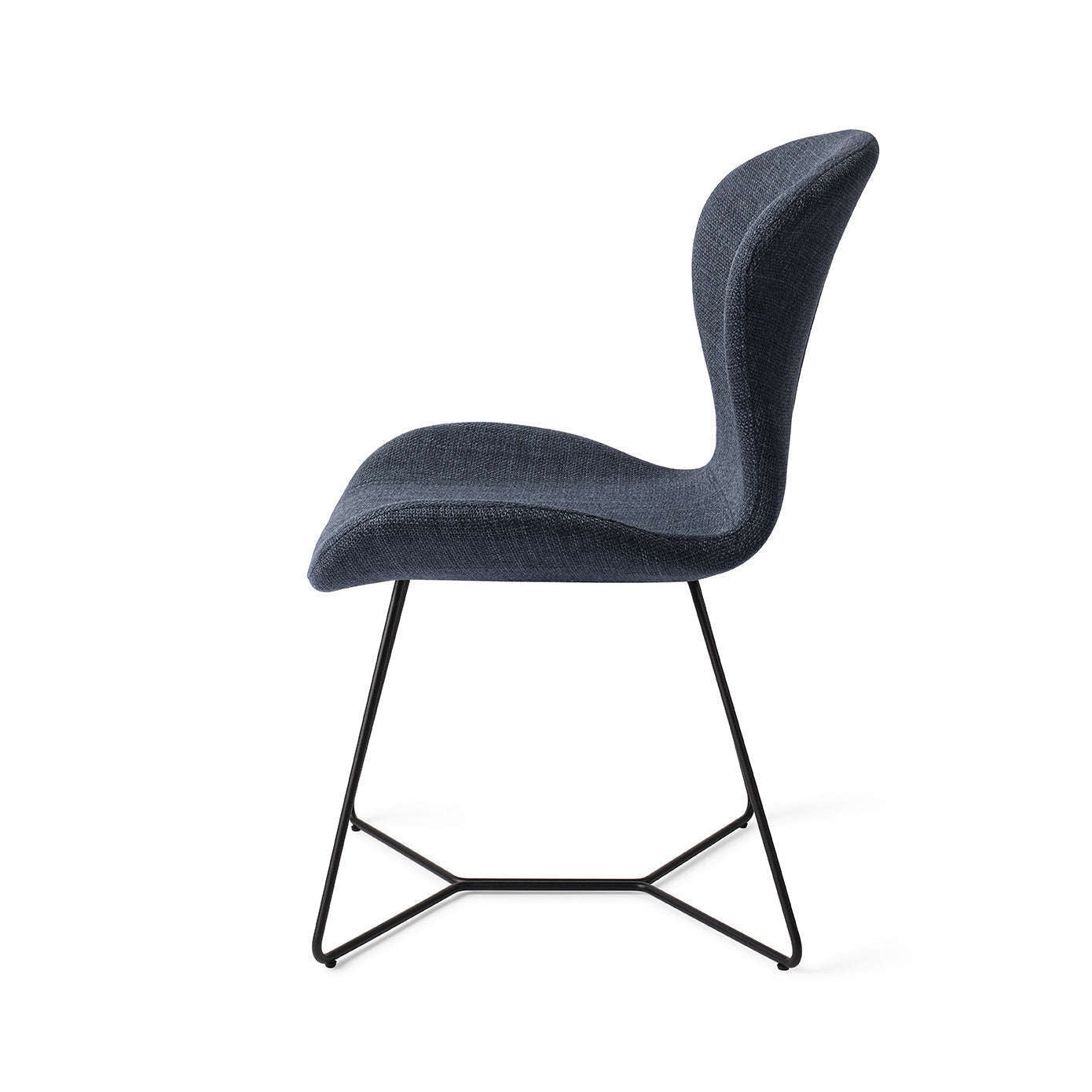Jesper Home Moji eetkamerstoel Mystic Marine|beehive black