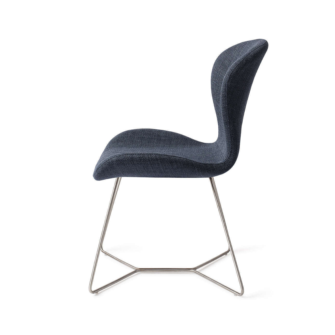 Jesper Home Moji eetkamerstoel Mystic Marine|beehive steel