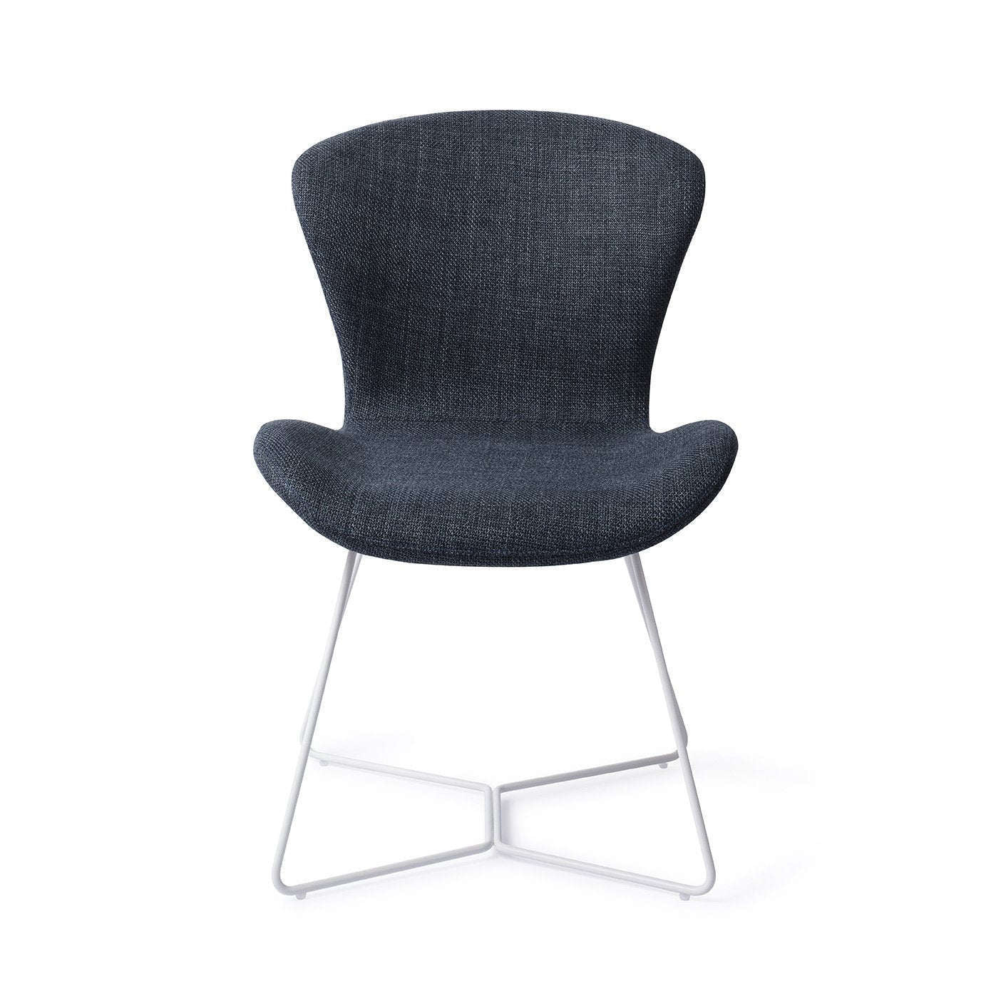 Jesper Home Moji eetkamerstoel Mystic Marine|beehive white