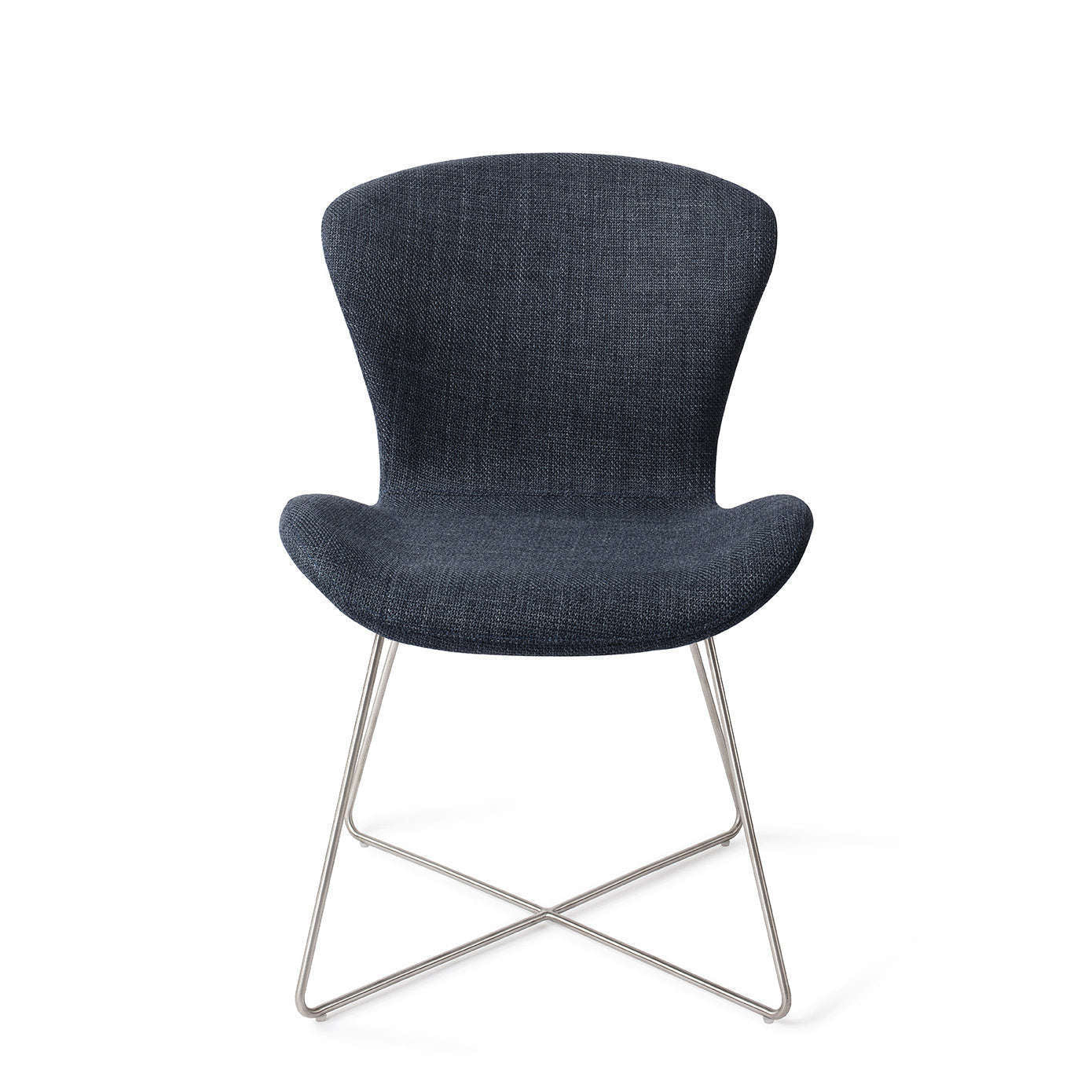 Jesper Home Moji eetkamerstoel Mystic Marine|cross steel