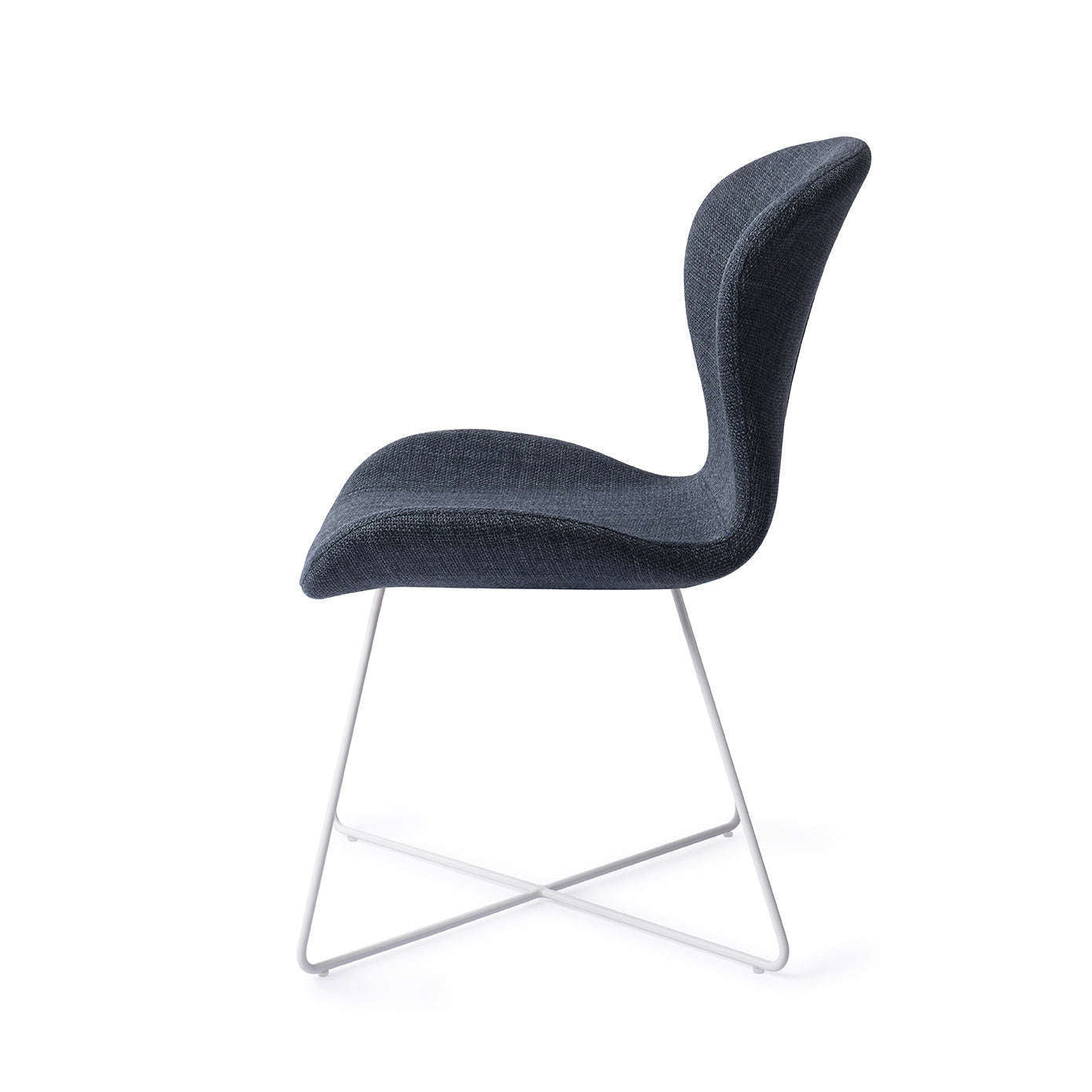 Jesper Home Moji eetkamerstoel Mystic Marine|cross white