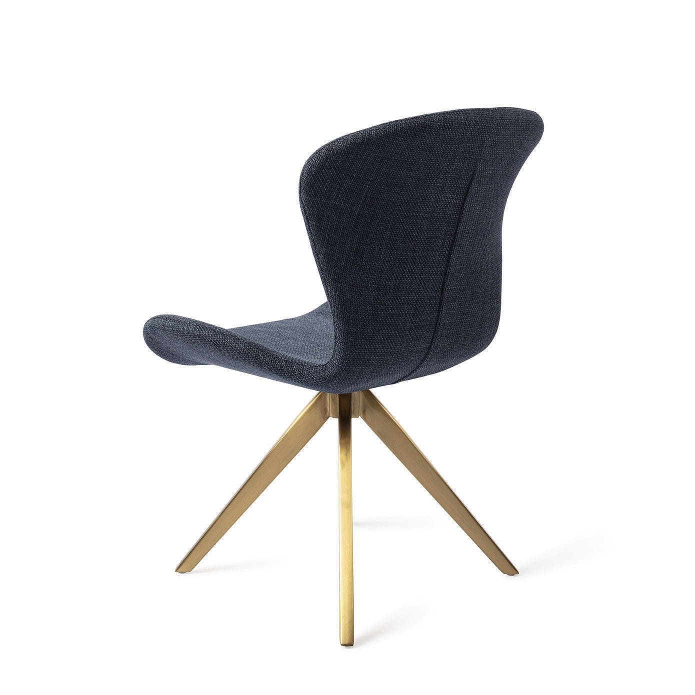 Jesper Home Moji eetkamerstoel Mystic Marine|turn gold