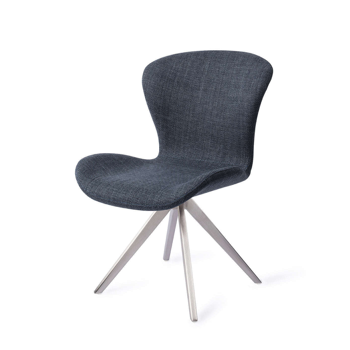 Jesper Home Moji eetkamerstoel Mystic Marine|turn steel