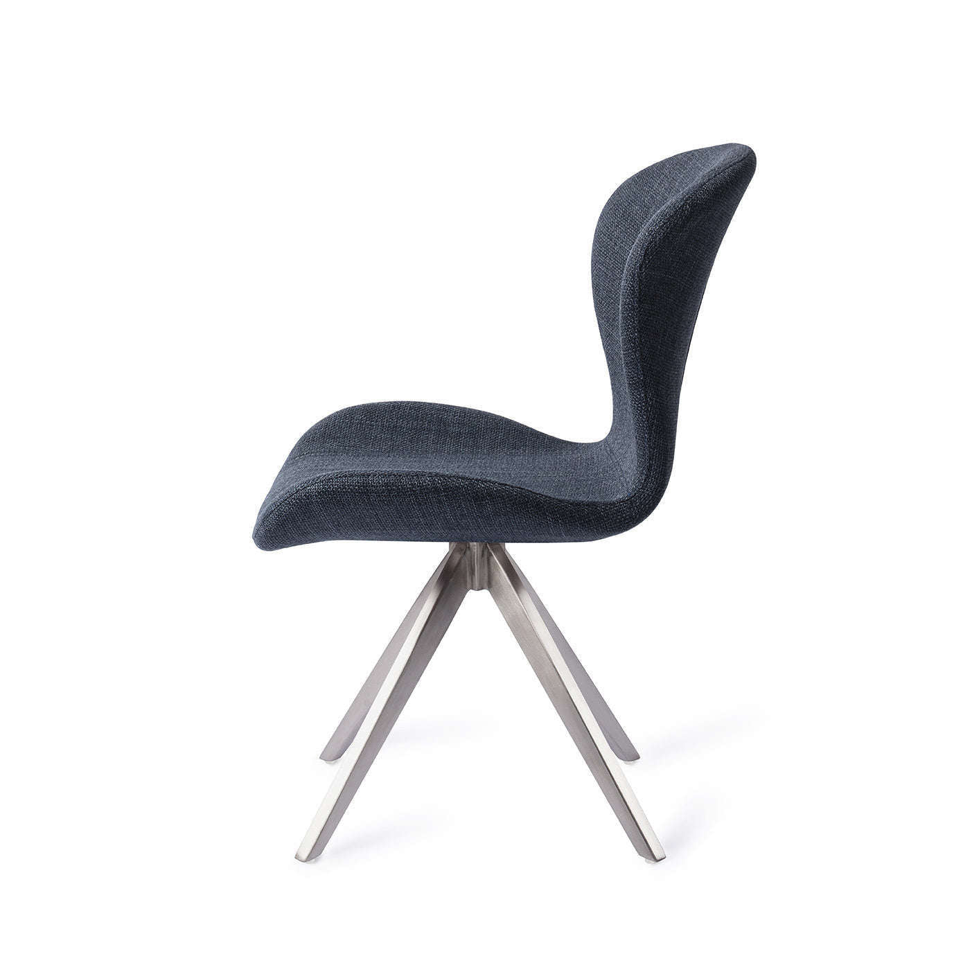 Jesper Home Moji eetkamerstoel Mystic Marine|turn steel