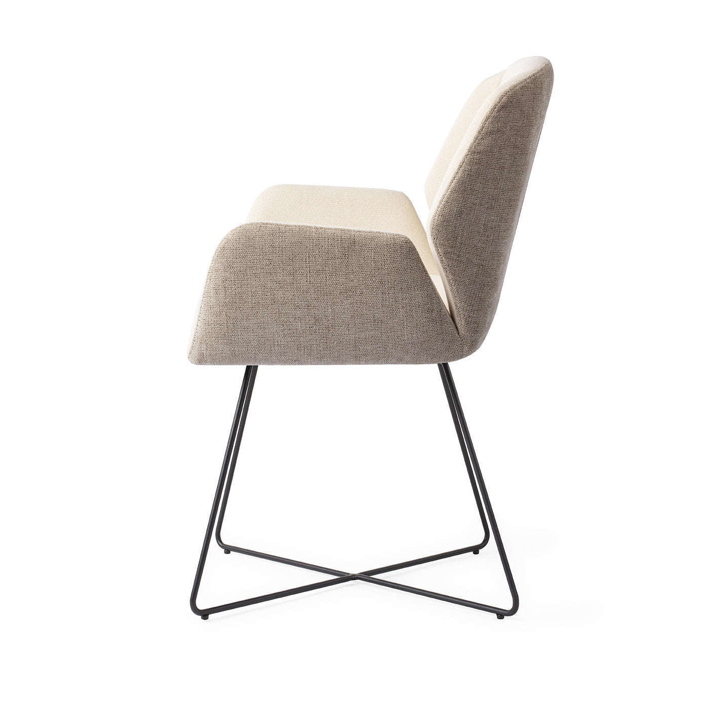 Jesper Home Myoko eetkamerstoel Sandy Hill|cross black