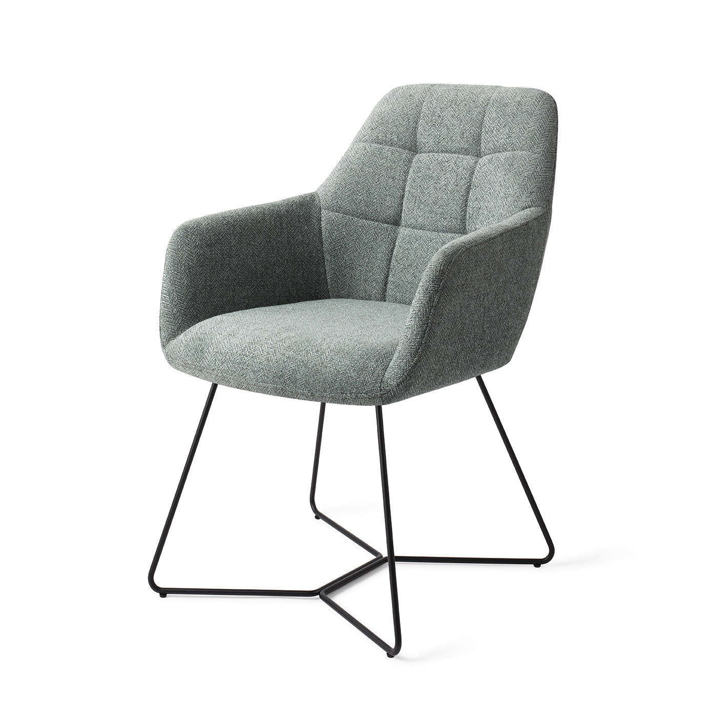 Jesper Home Noto eetkamerstoel Real Teal|beehive black