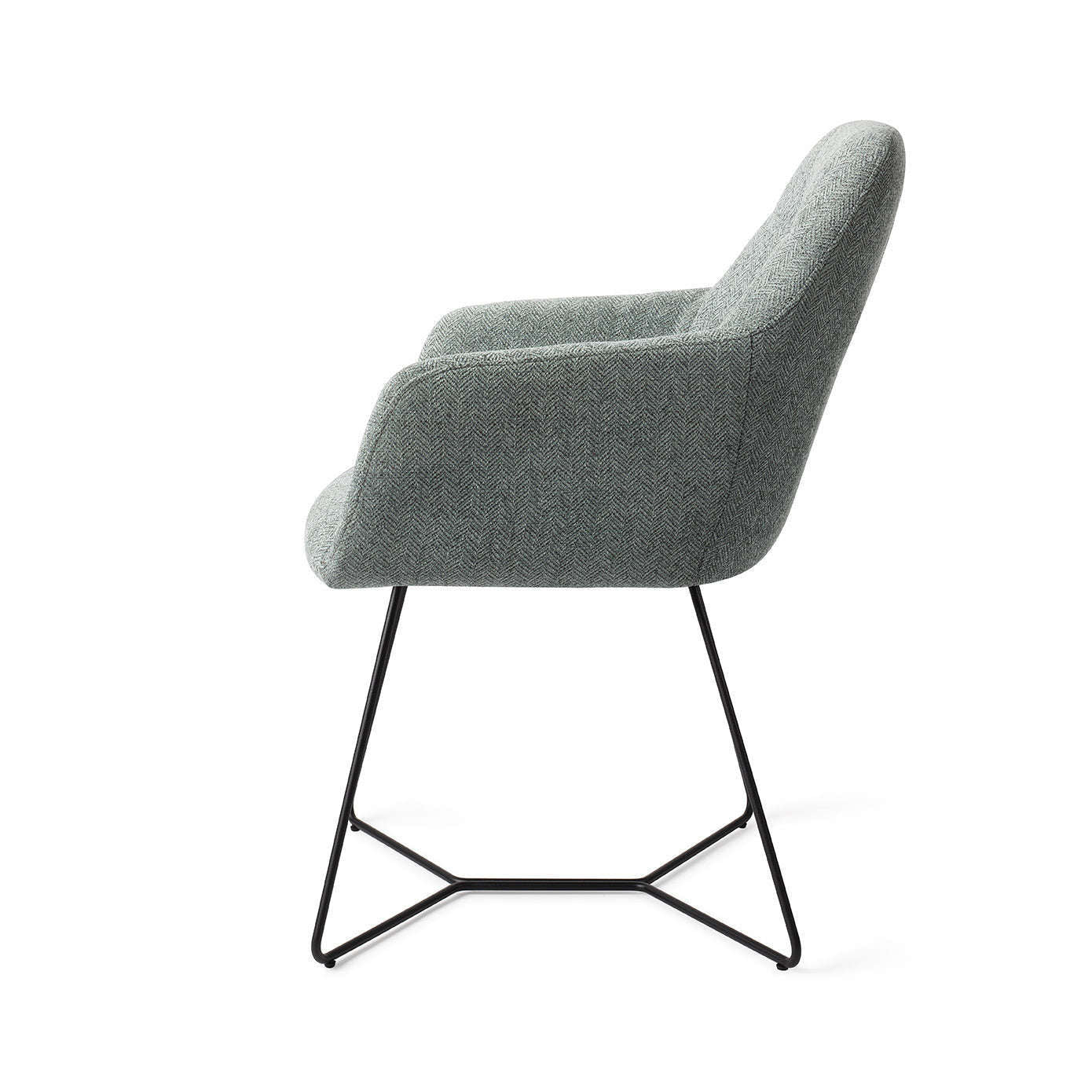 Jesper Home Noto eetkamerstoel Real Teal|beehive black