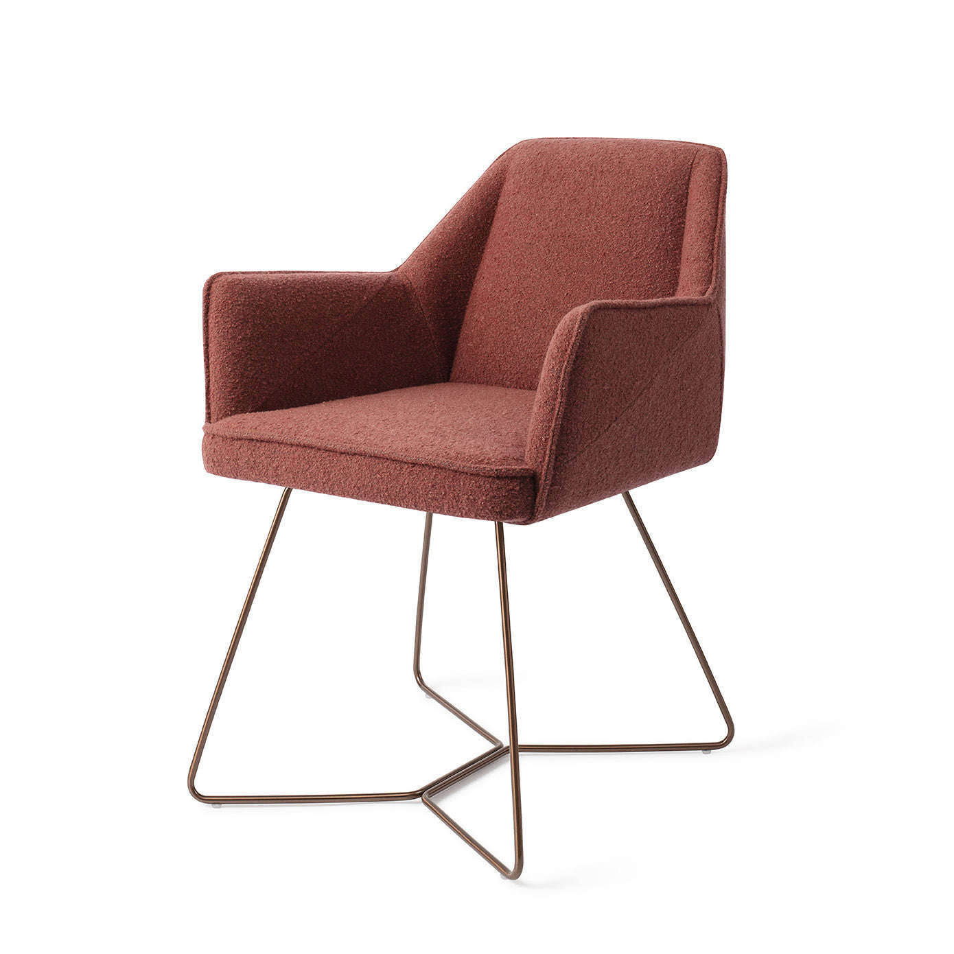 Jesper Home Tome eetkamerstoel Shabby Saffron|beehive rose