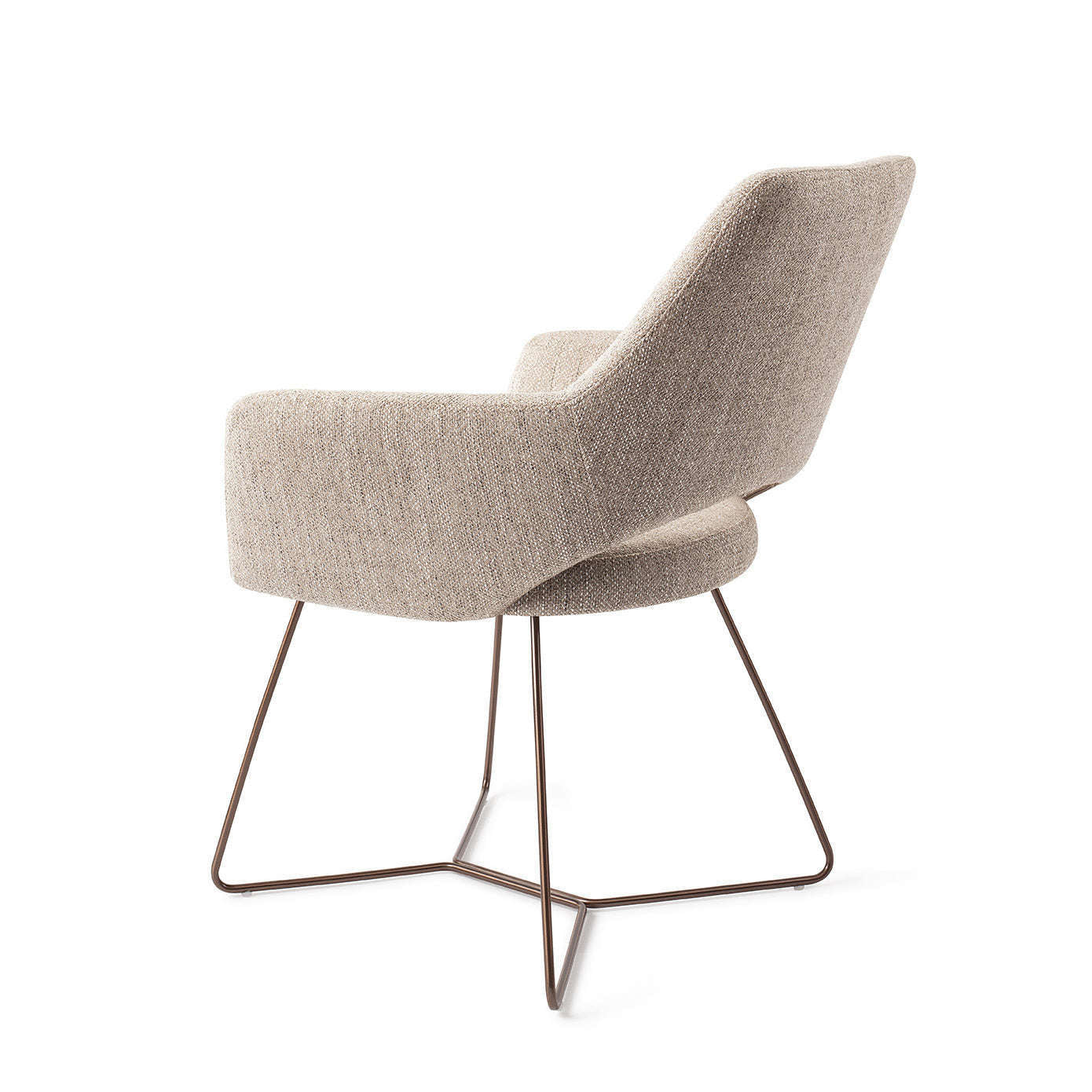 Jesper Home Yanai eetkamerstoel Biscuit Beach|beehive rose