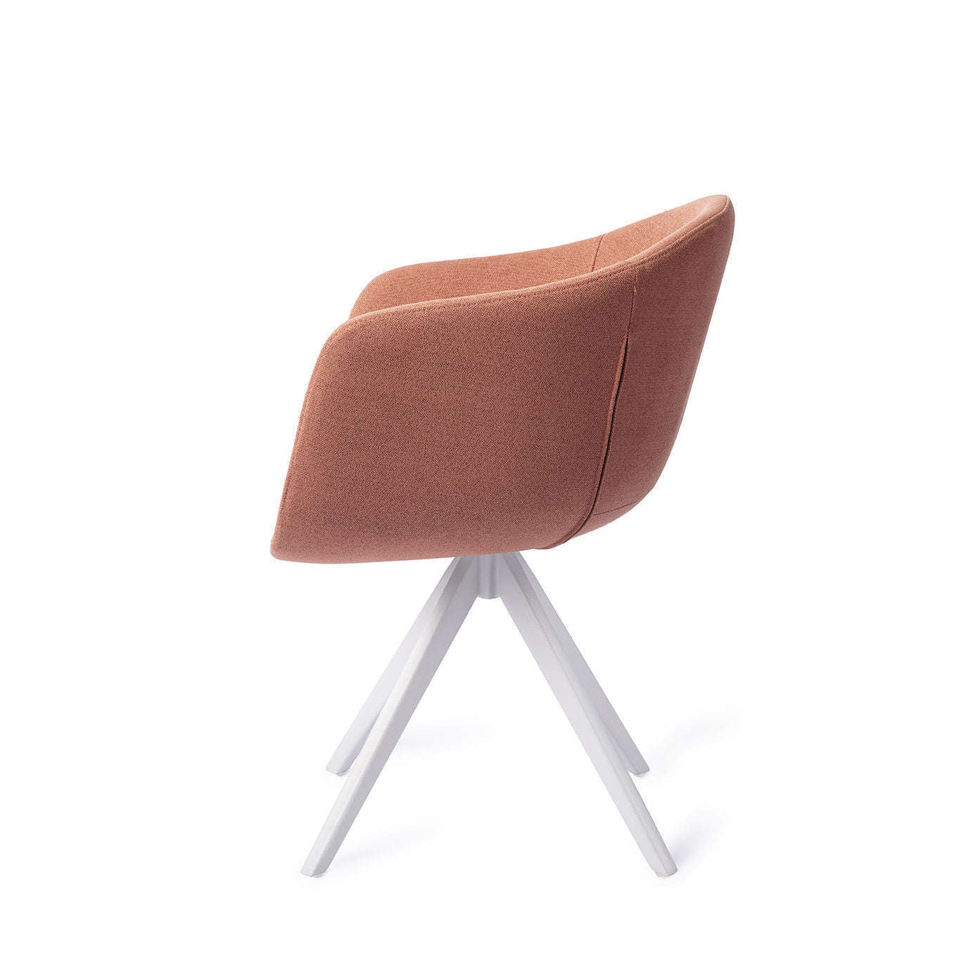 Jesper Home Yuni eetkamerstoel Coral Crush|turn white