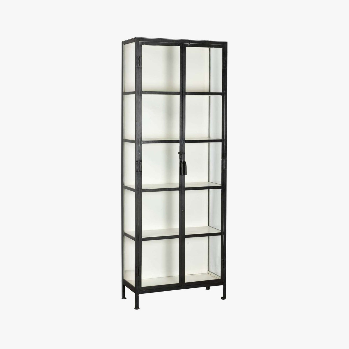 New Routz Blackpool 2-deurs vitrinekast zwart