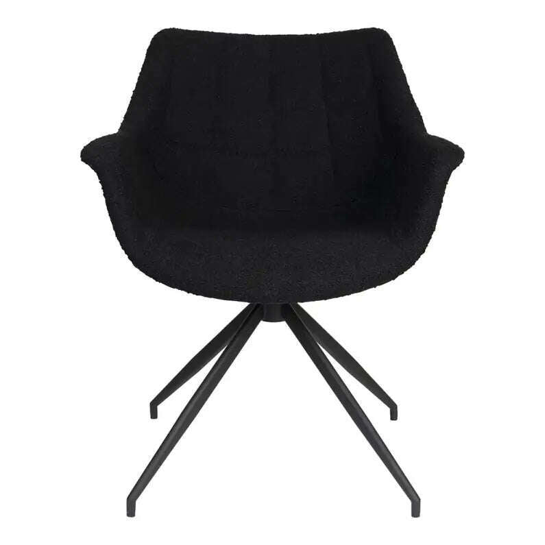 Zuiver eetkamerstoel doulton swivel black