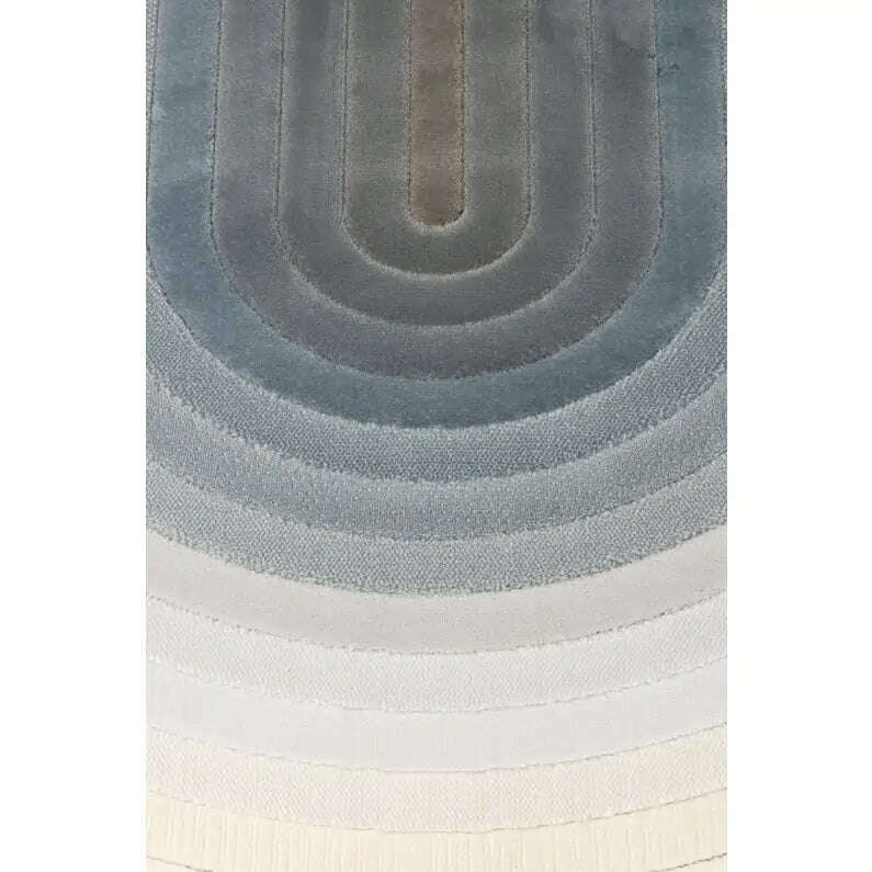 Zuiver vloerkleed olympic M blauw/wit