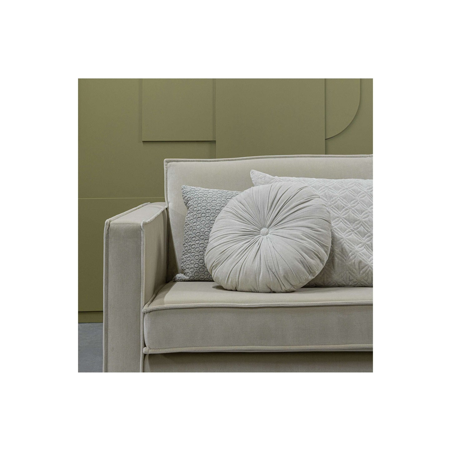 BePureHome Flatter kussen grijs
