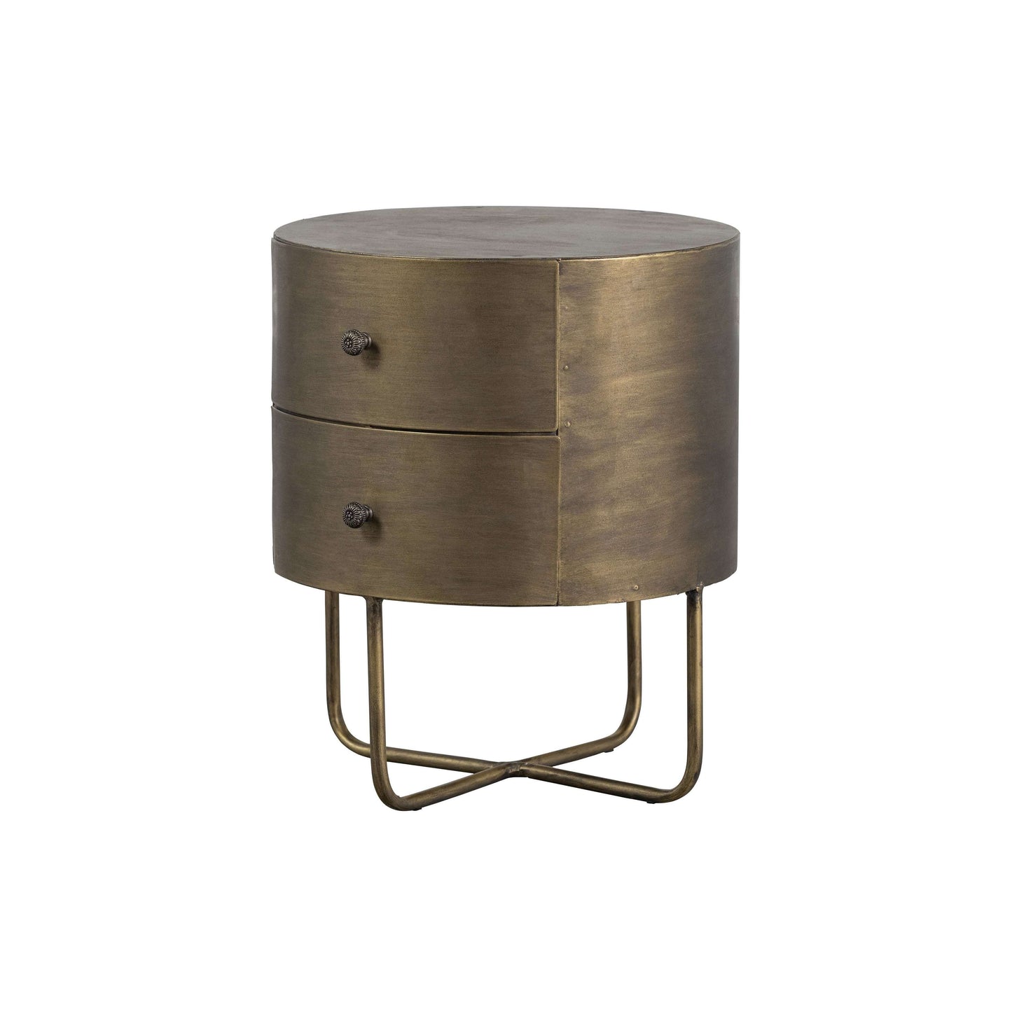 BePureHome Glossy rond kastje brons