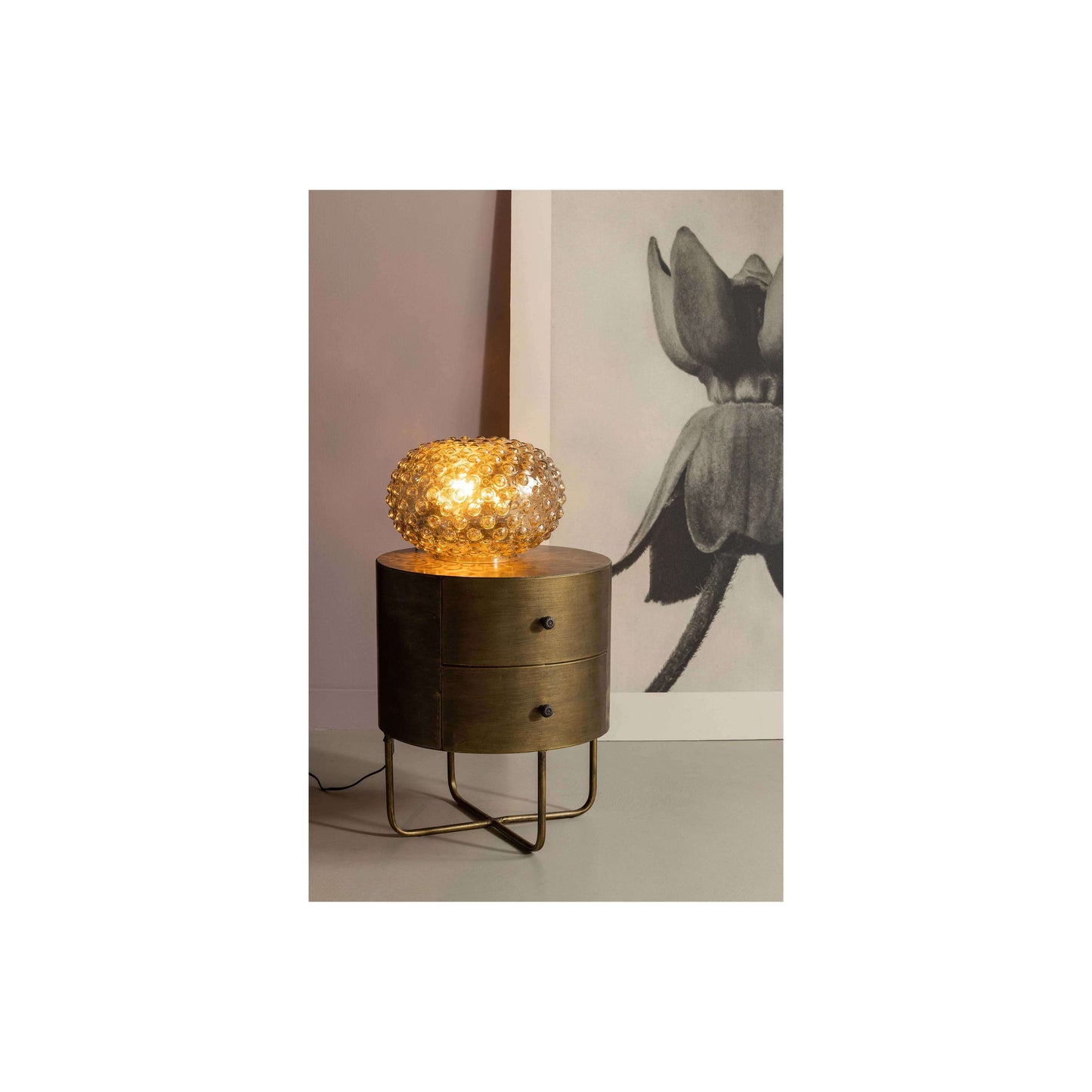 BePureHome Glossy rond kastje brons