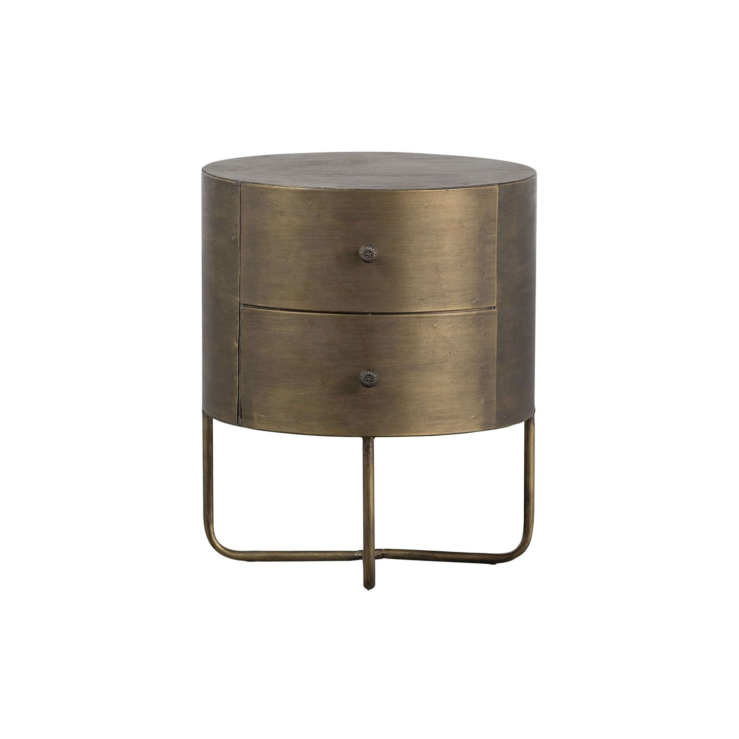 BePureHome Glossy rond kastje brons