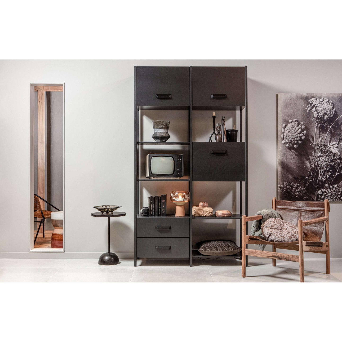 BePureHome Legacy vakkenkast zwart