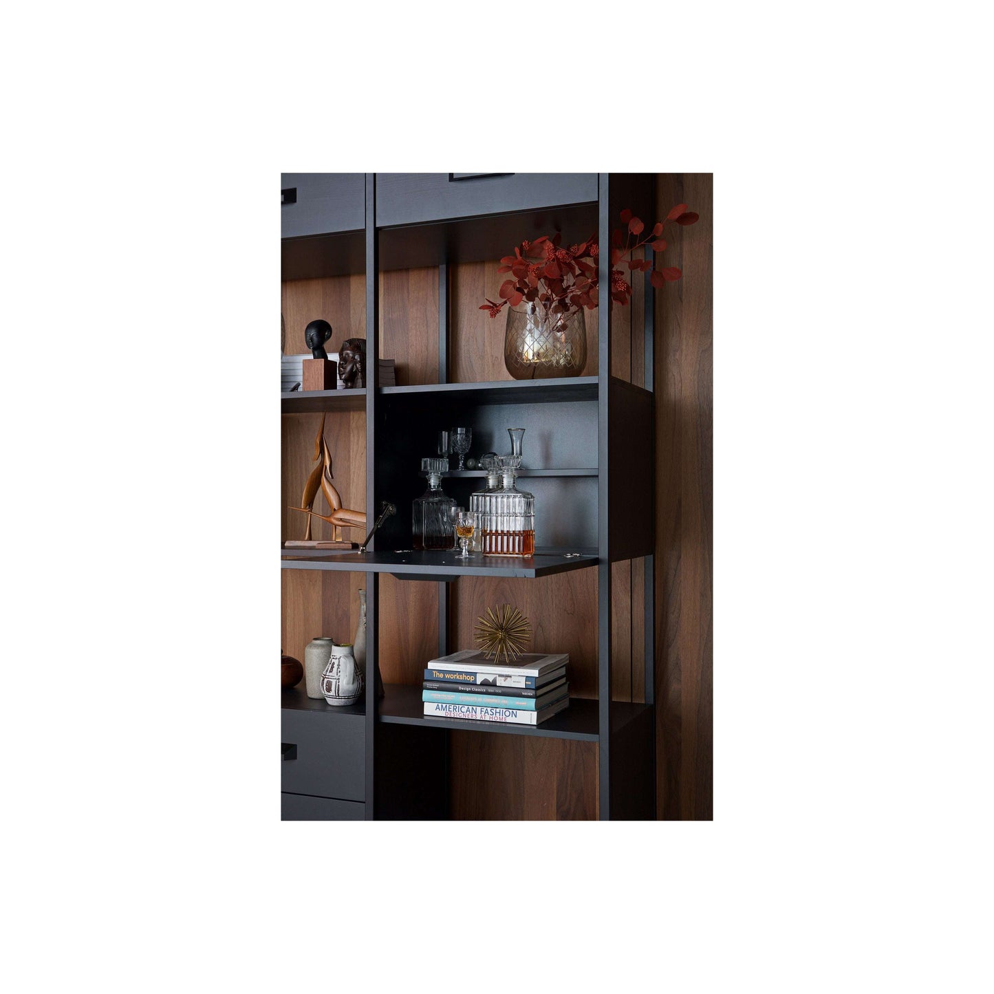 BePureHome Legacy vakkenkast zwart