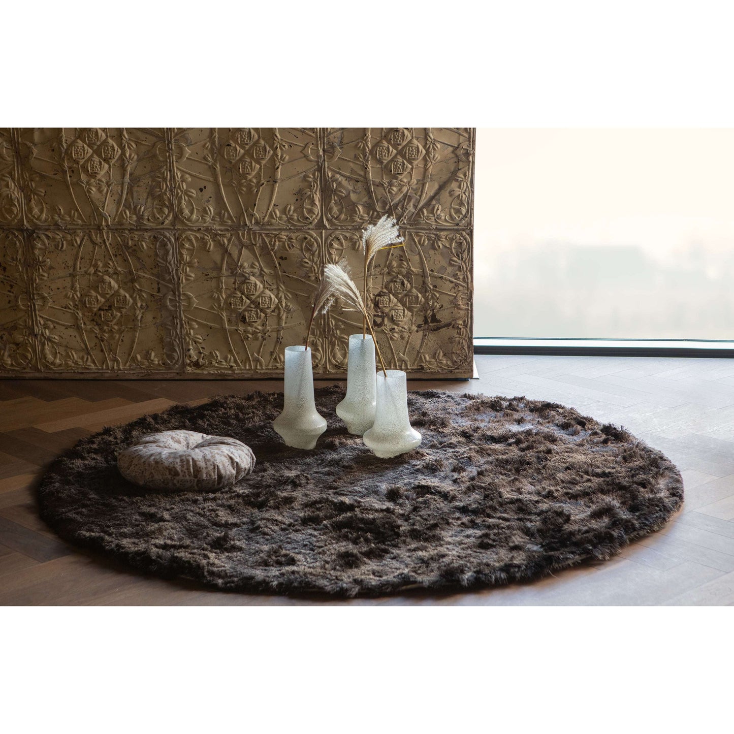 BePureHome Praline vloerkleed bruin