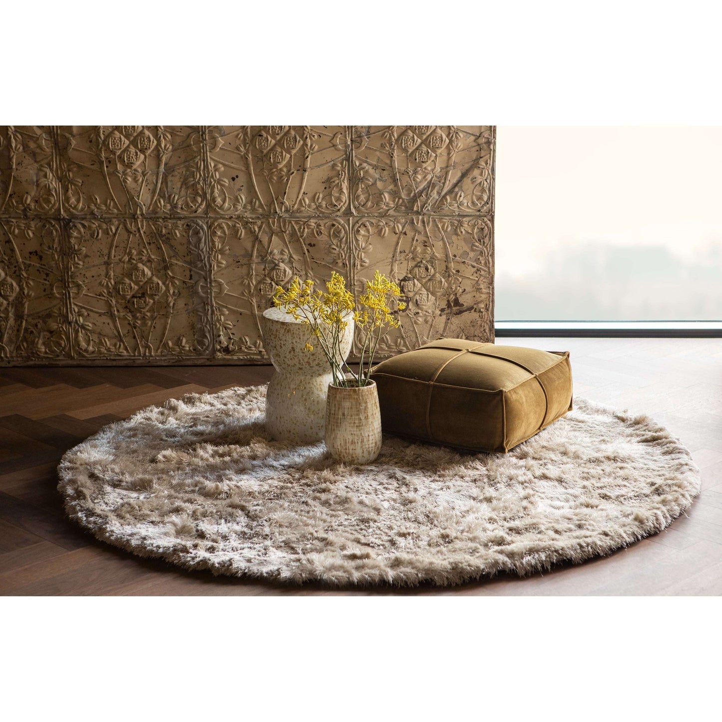 BePureHome Praline vloerkleed taupe