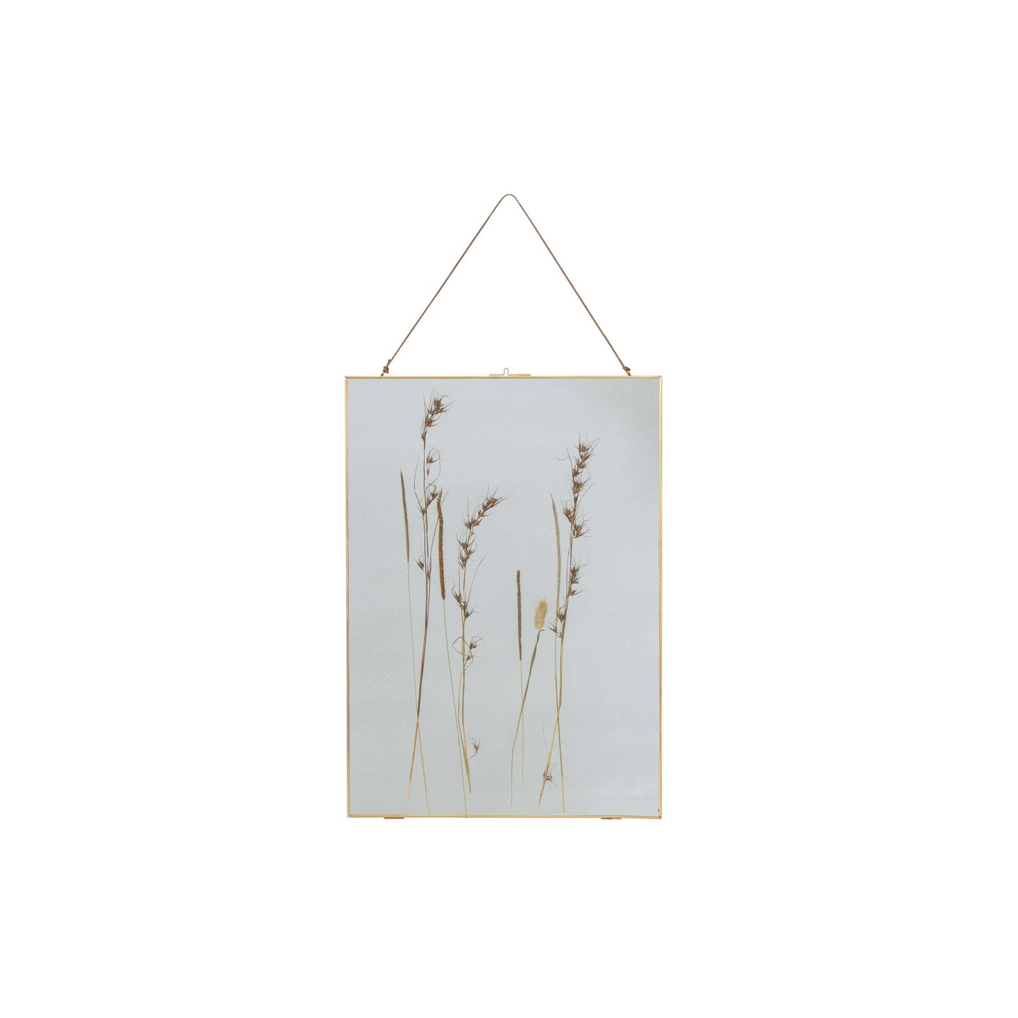 BePureHome Pressed fotolijst met droogbloemen goud