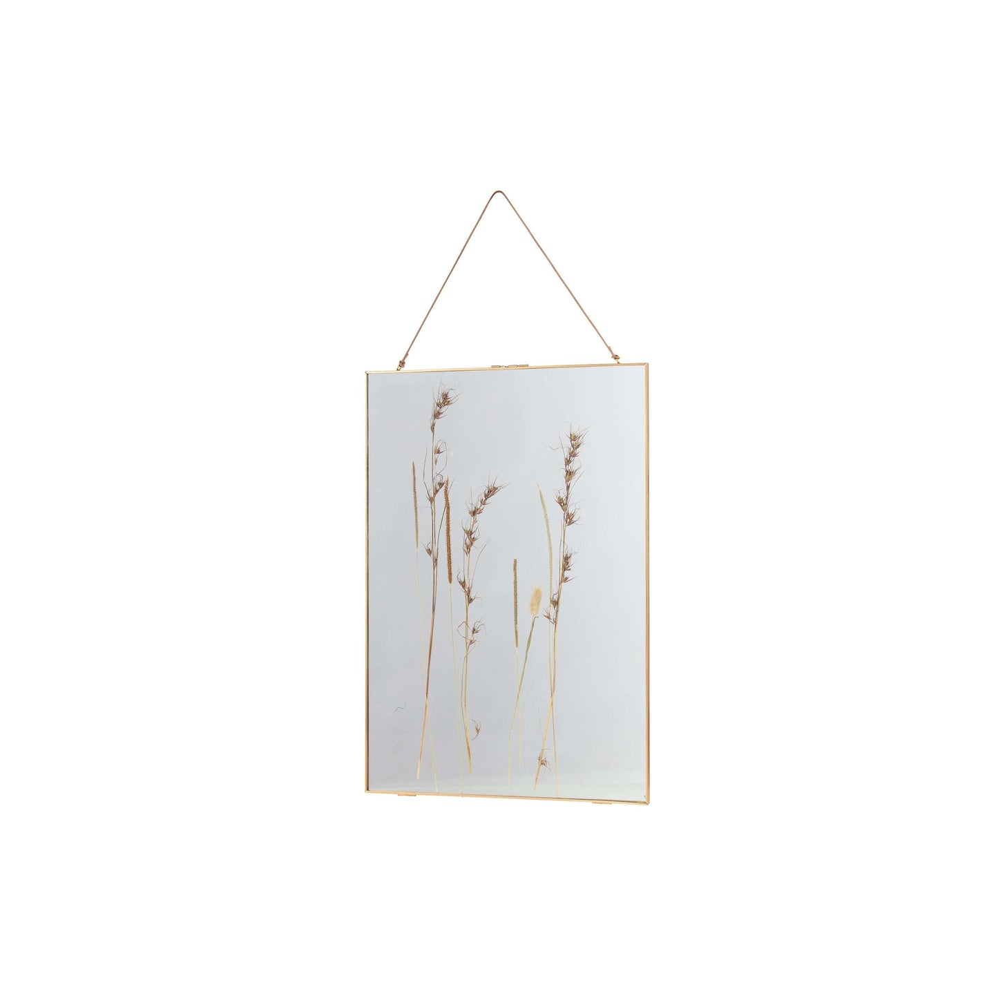 BePureHome Pressed fotolijst met droogbloemen goud