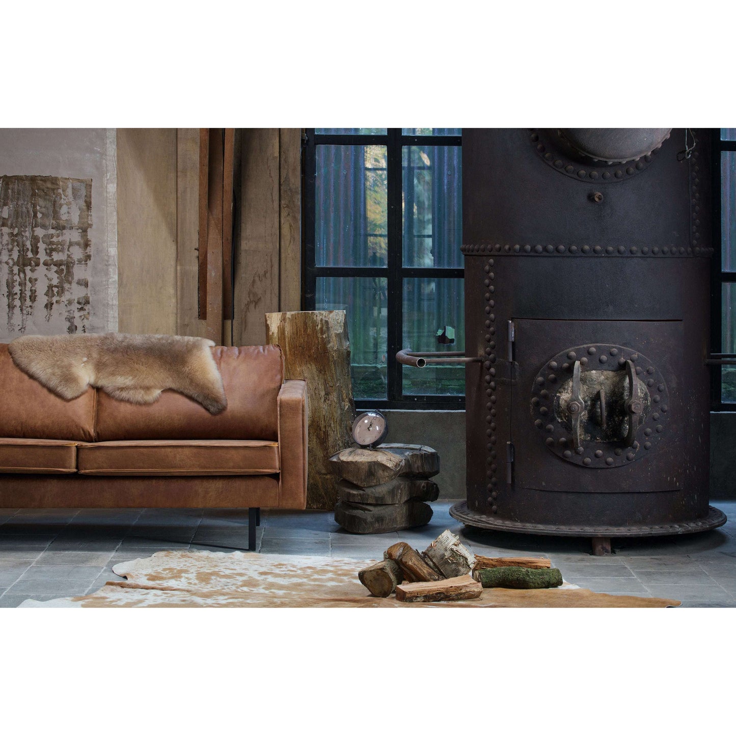 BePureHome Rodeo bank 2,5-zits bruin