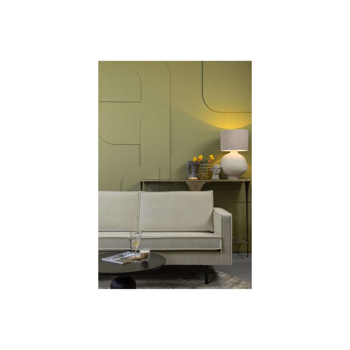BePureHome Rodeo bank 2,5-zits groen